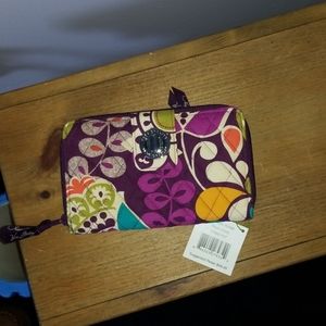 Vera Bradley turlock wallet in plum crazy